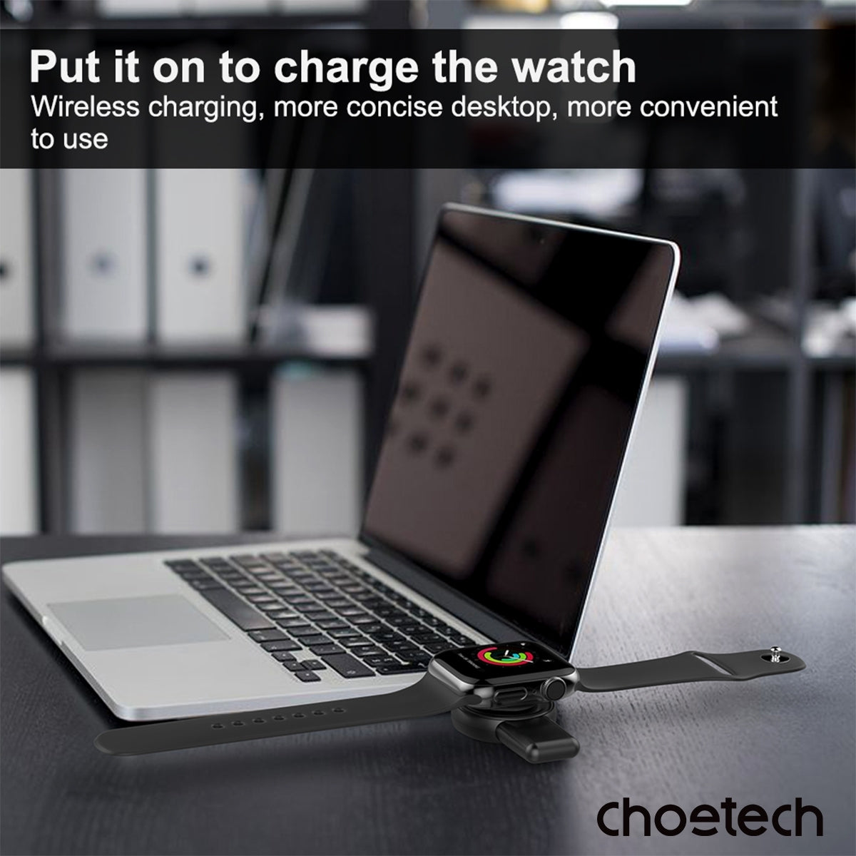 CHOETECH T606-F USB-A +USB-C Magnetic Charger for Samsung & Apple Watch 5