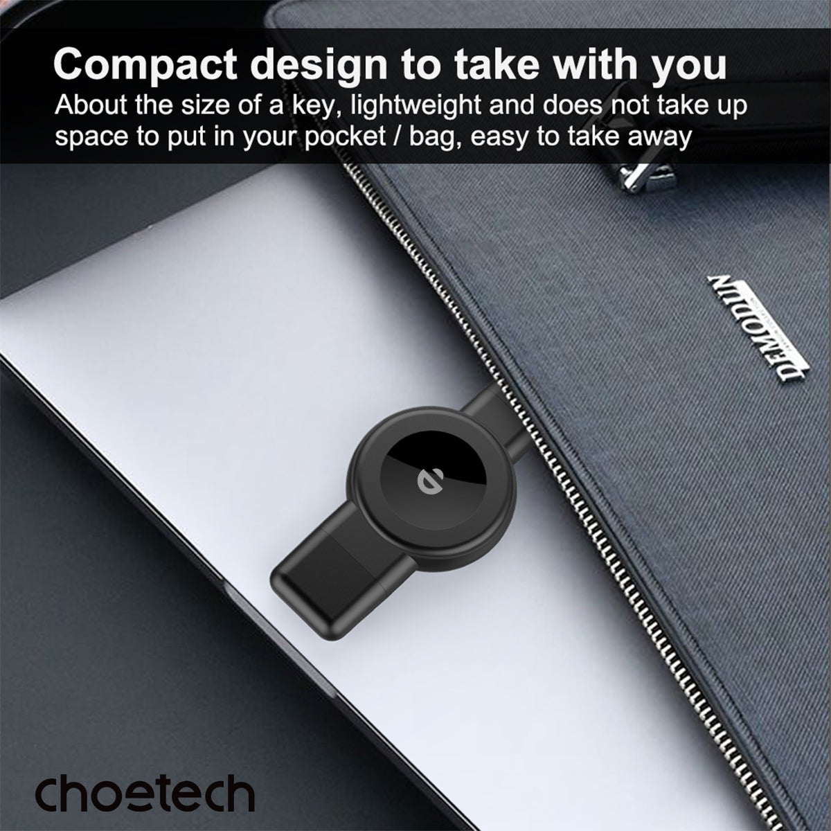CHOETECH T606-F USB-A +USB-C Magnetic Charger for Samsung & Apple Watch 8