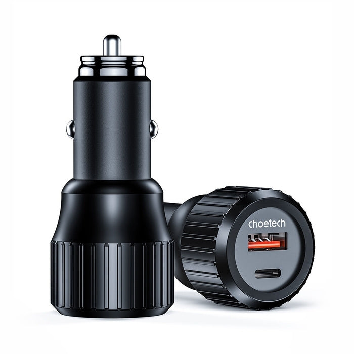 CHOETECH TC0010 Dual USB Fast Car Charger 3