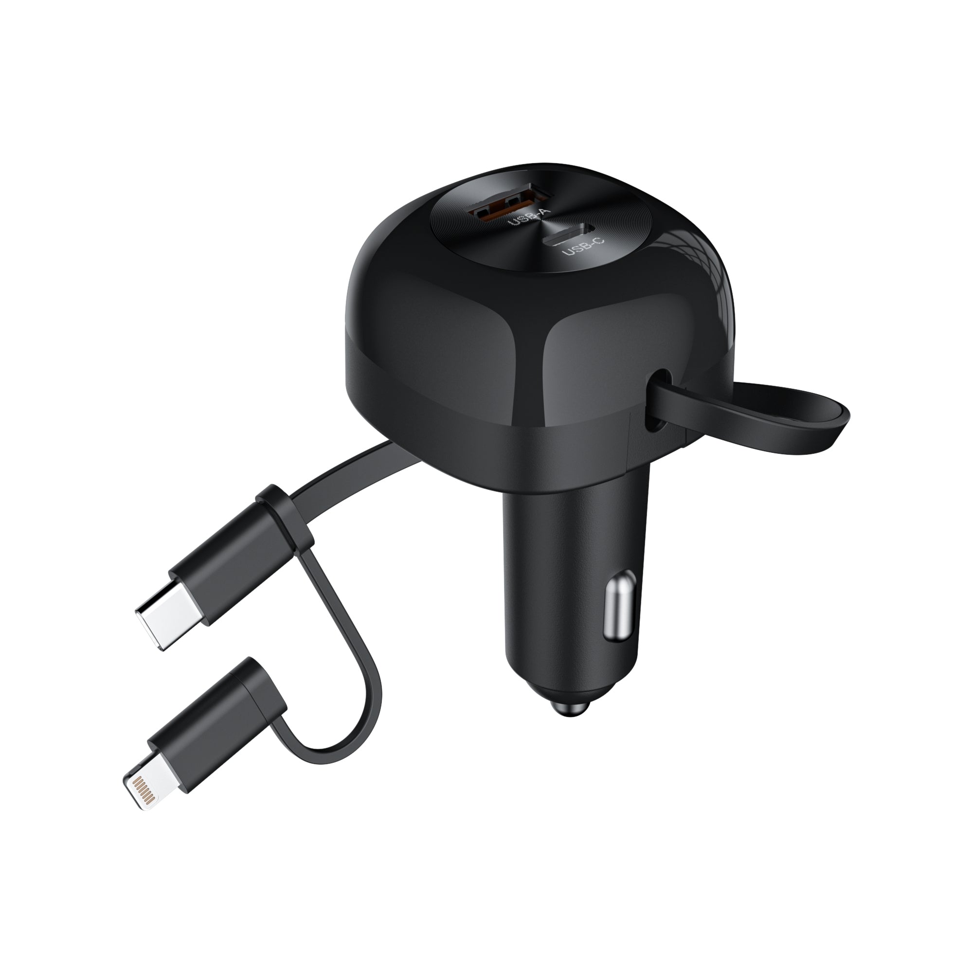 CHOETECH TC0036 PD45W USB-C+USB-A car charger with C+L Interface 3