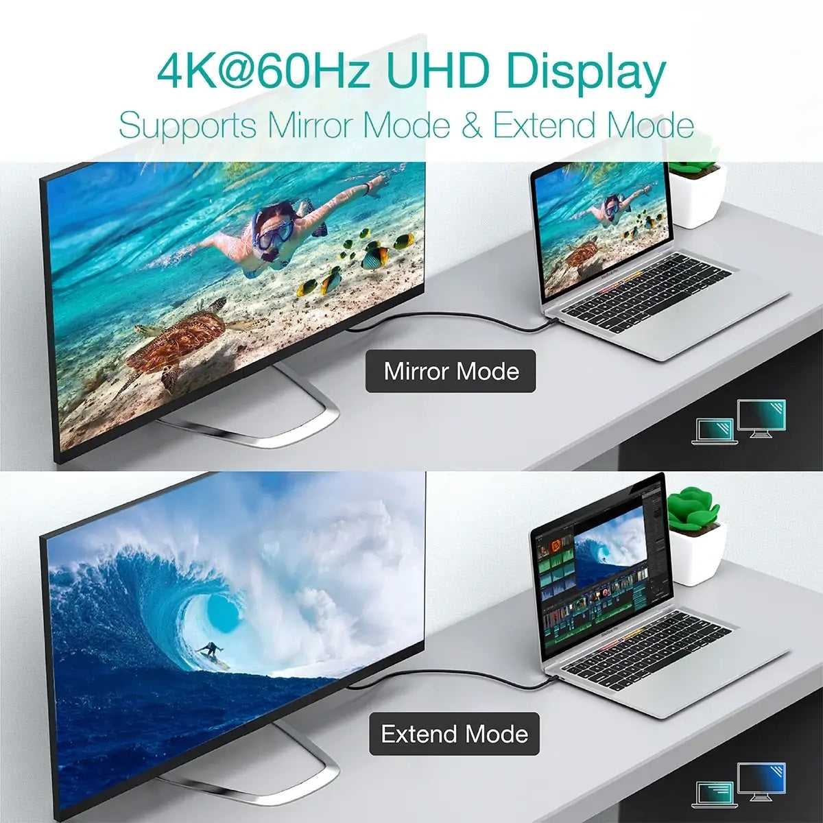 CHOETECH XCC-1027 USB-C M to M PD100W 5 Cable 2M 5