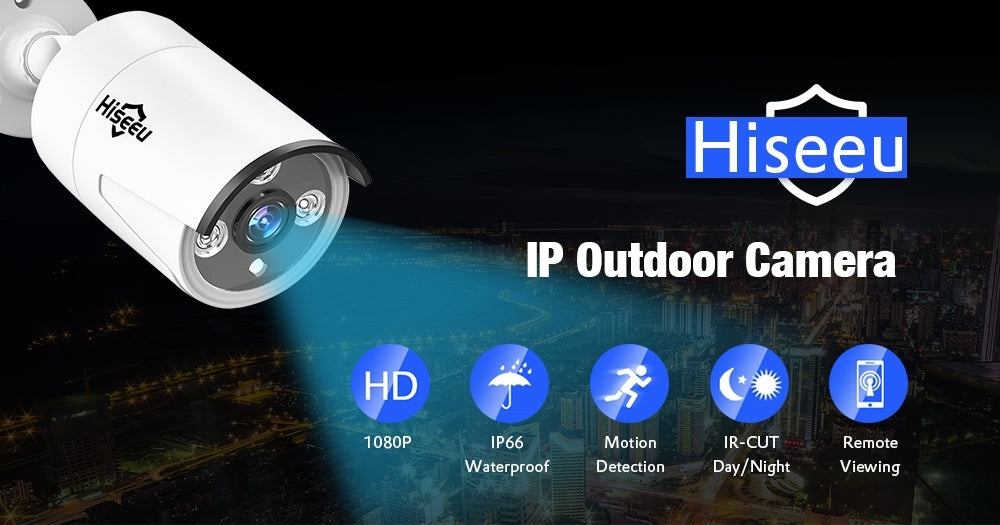 Hiseeu HB612P H.264 2MP PoE IP Camera 4