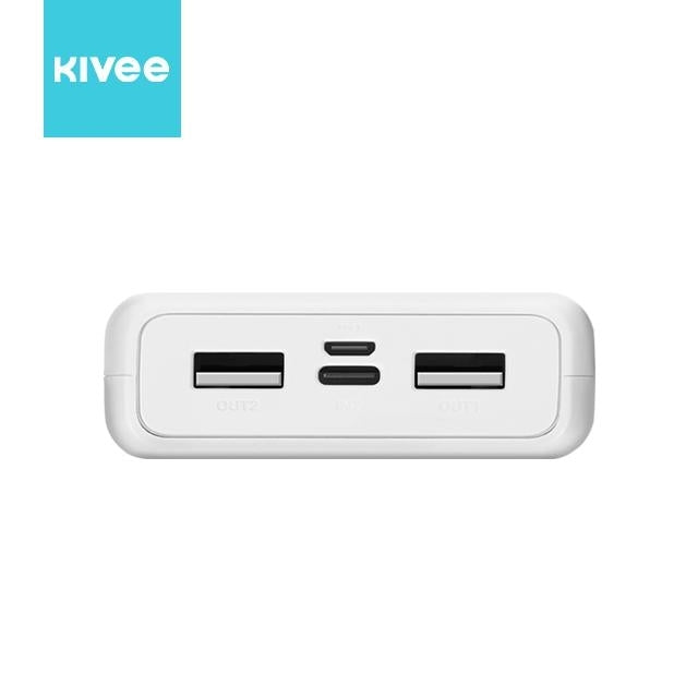 KIVEE PT63 20000mAh Power Bank White 4