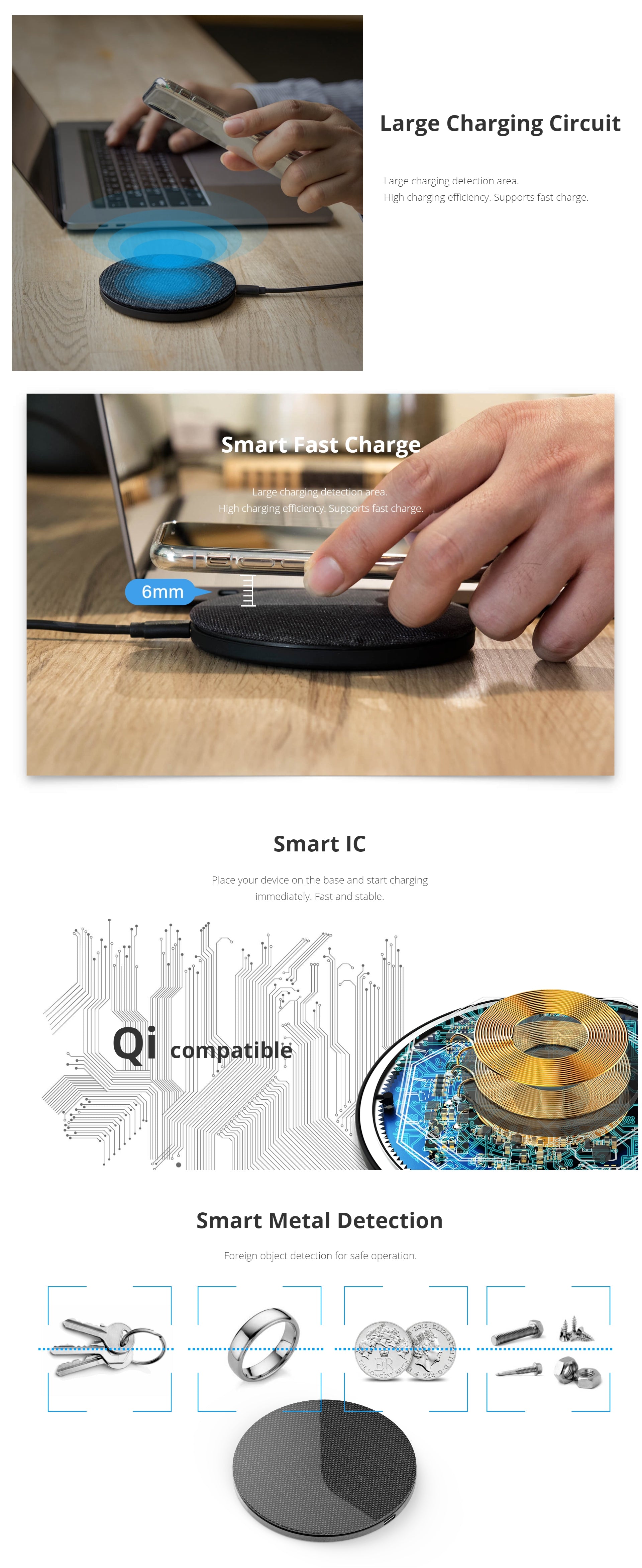 Photofast AirCharge Qi Compatible 10W Fast Charge (SKU:AC8000) 4