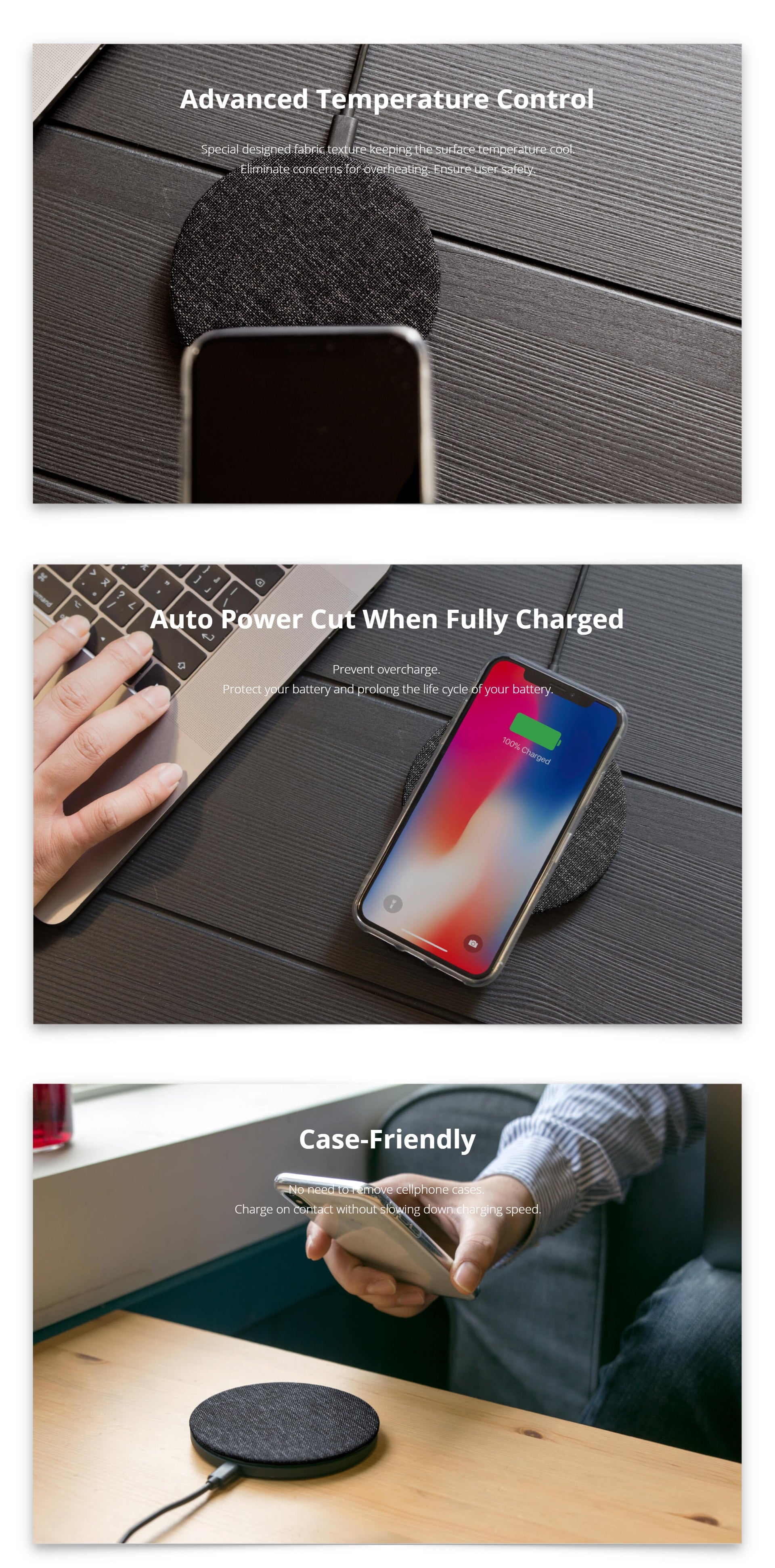 Photofast AirCharge Qi Compatible 10W Fast Charge (SKU:AC8000) 5