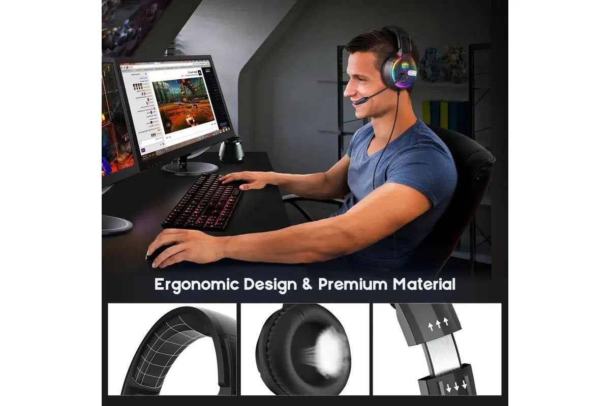 SoulBytes S19 RGB Gaming Headphones 3