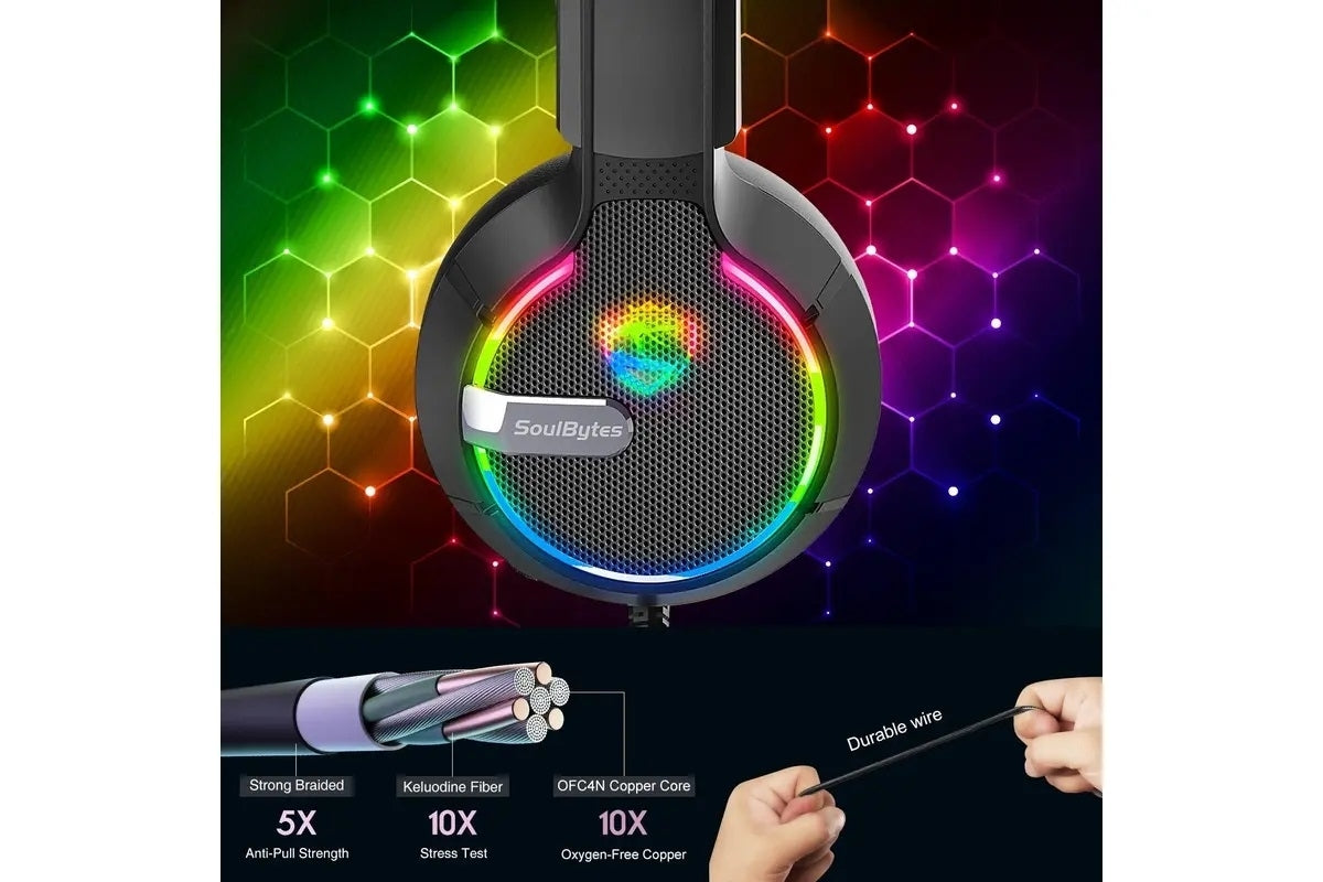 SoulBytes S19 RGB Gaming Headphones 5
