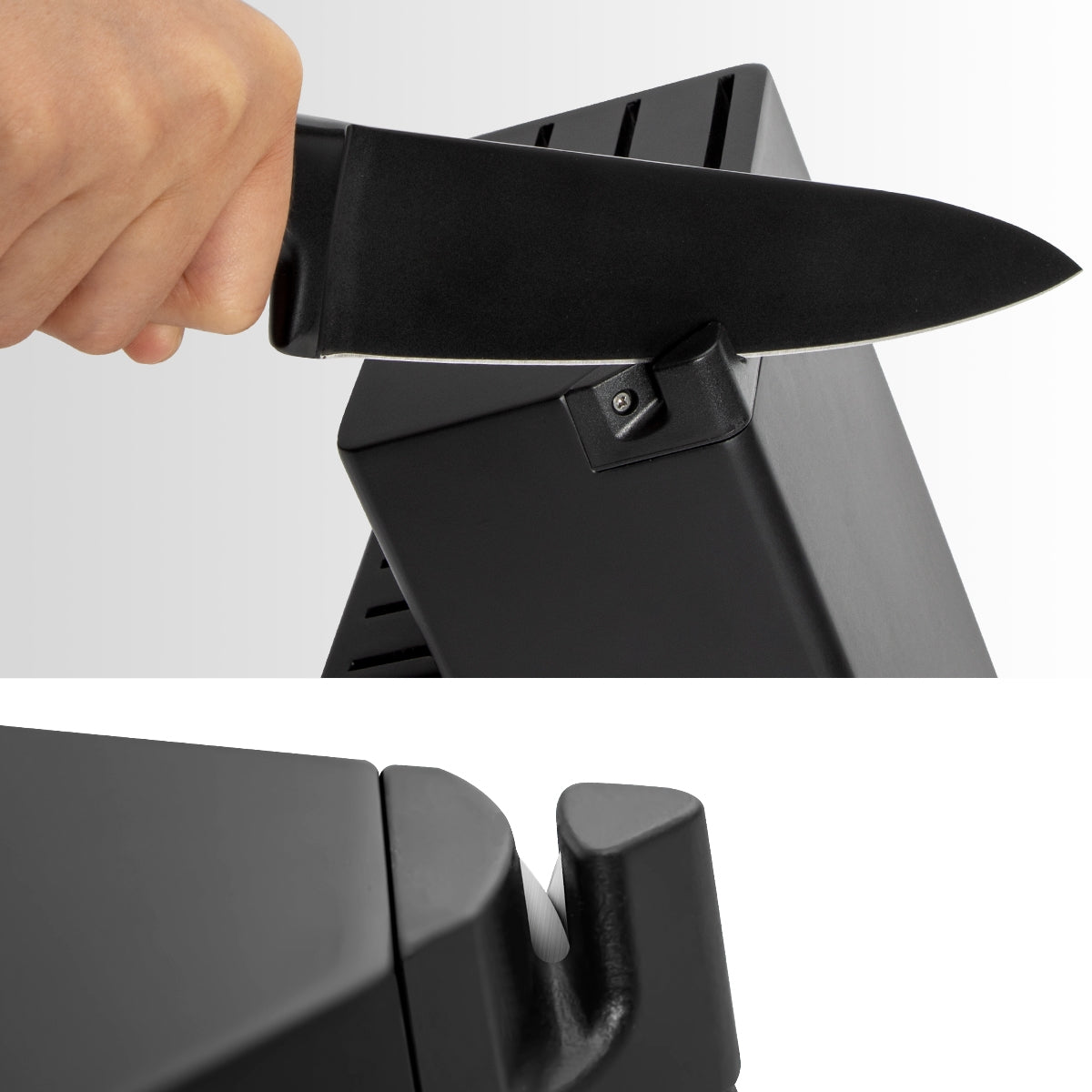 Warmot 15-Piece Ultra Sharp German Stainless Chef Knife Set with Sharpener Block (826) 4