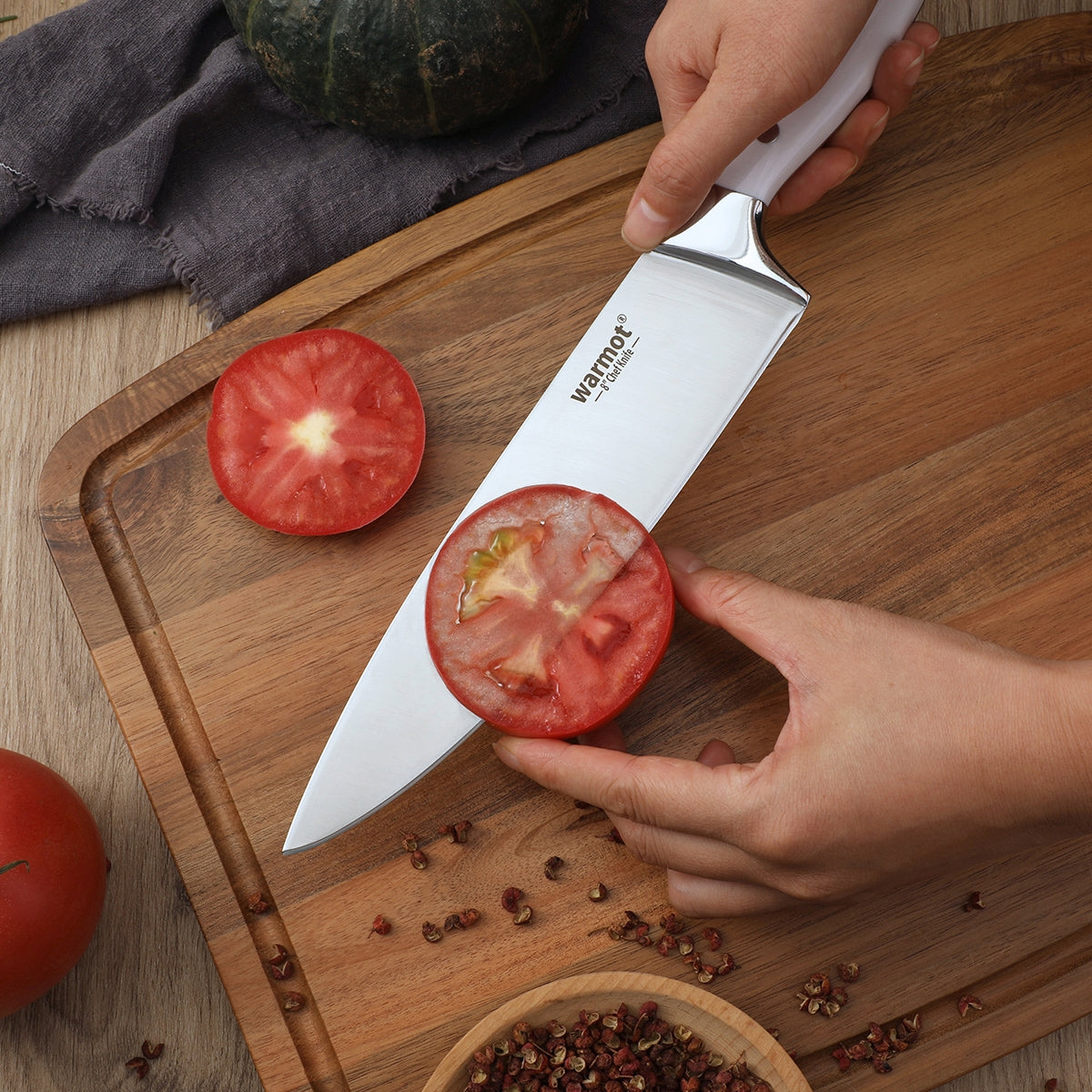 Warmot 7-Piece Ultra Sharp Chefs Knife Set with Gift Box (888-7) 7