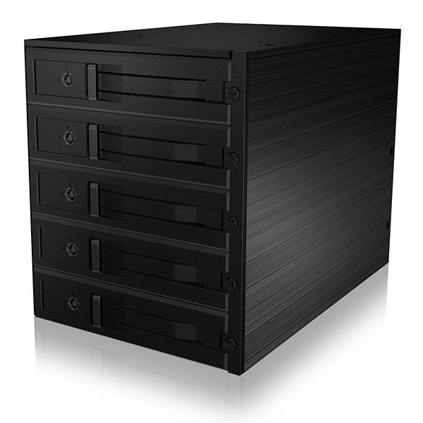 ICY BOX Backplane for 5x 3.5" SATA or SAS HDD in 3x 5.25" bay (IB-565SSK) 4