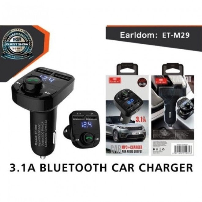 Earldom M29 Wireless Car Kit FM Transmitter 3