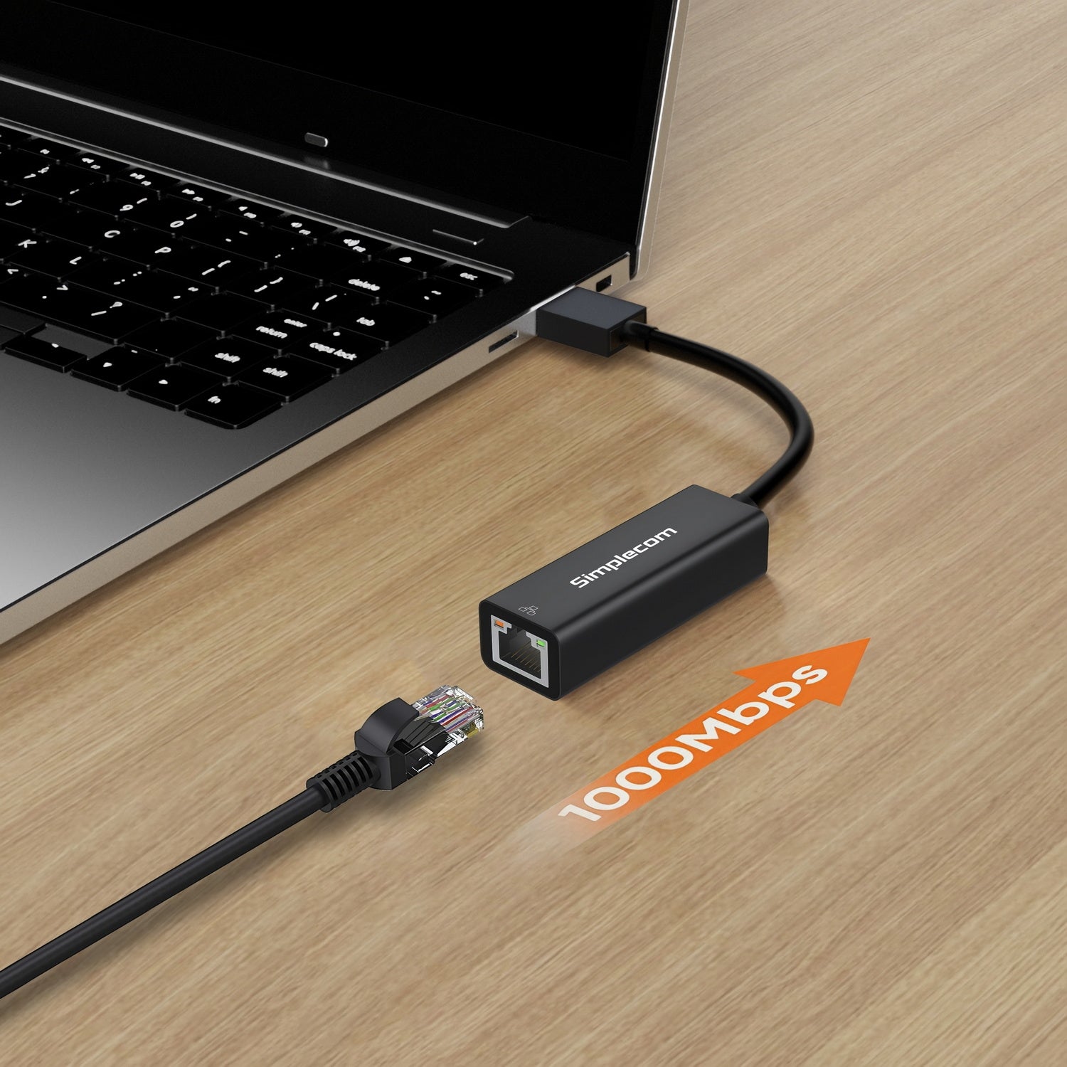Simplecom NU304 SuperSpeed USB 3.0 to Gigabit Ethernet Network Adapter 3