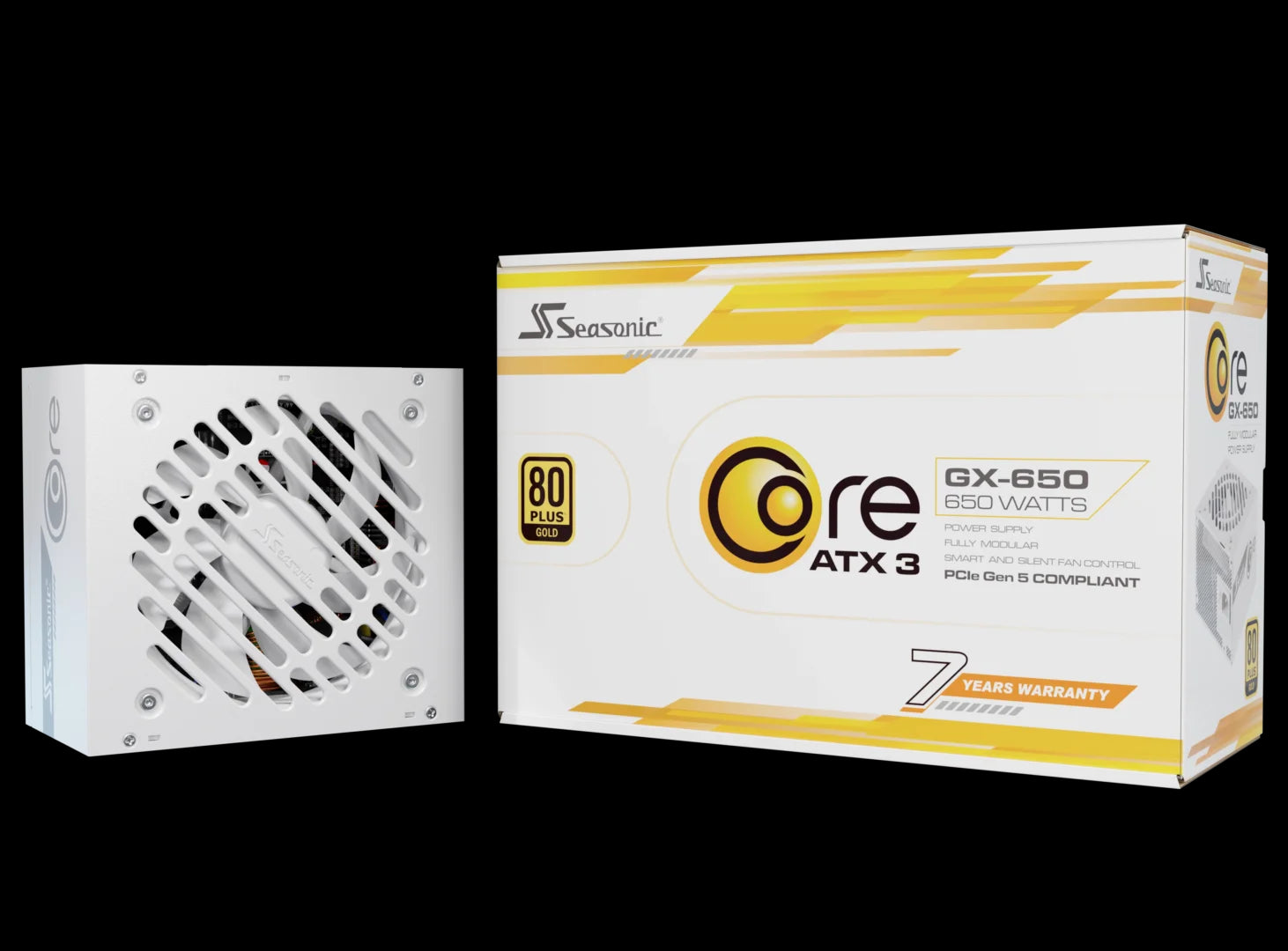 Seasonic CORE GX-650 White ATX 3.1 650W (SRP-CGX651-A5A32SF-WHITE) 6