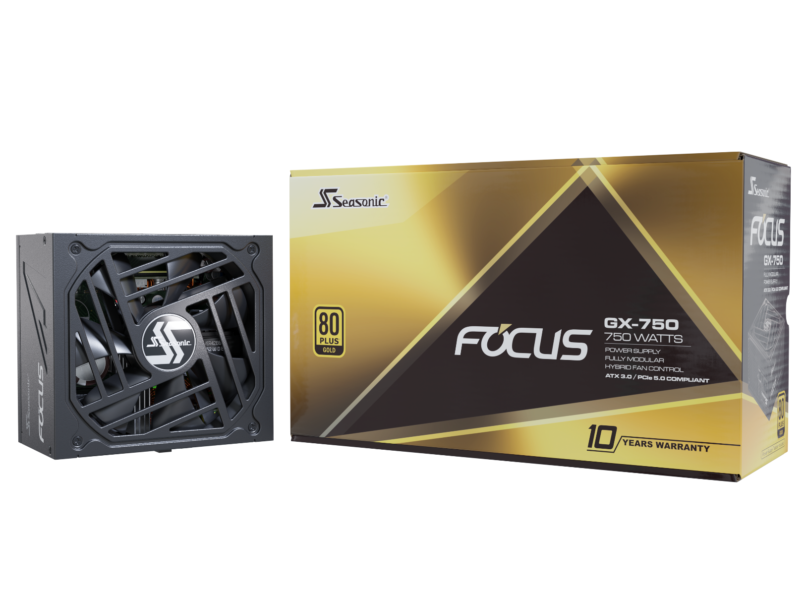 Seasonic FOCUS GX-750 ATX 3.0 750W Gold PSU (SSR-750FX3) 7