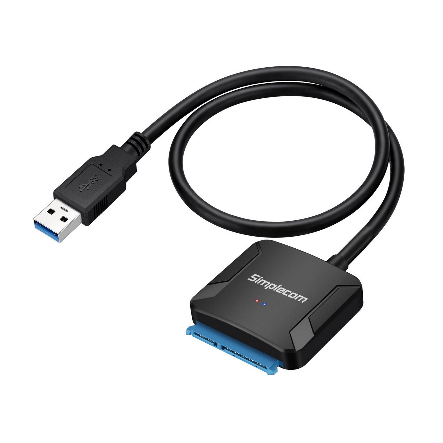 Simplecom SA236 USB 3.0 to SATA Adapter Cable Converter with Power Supply for 2.5" & 3.5" HDD SSD 3