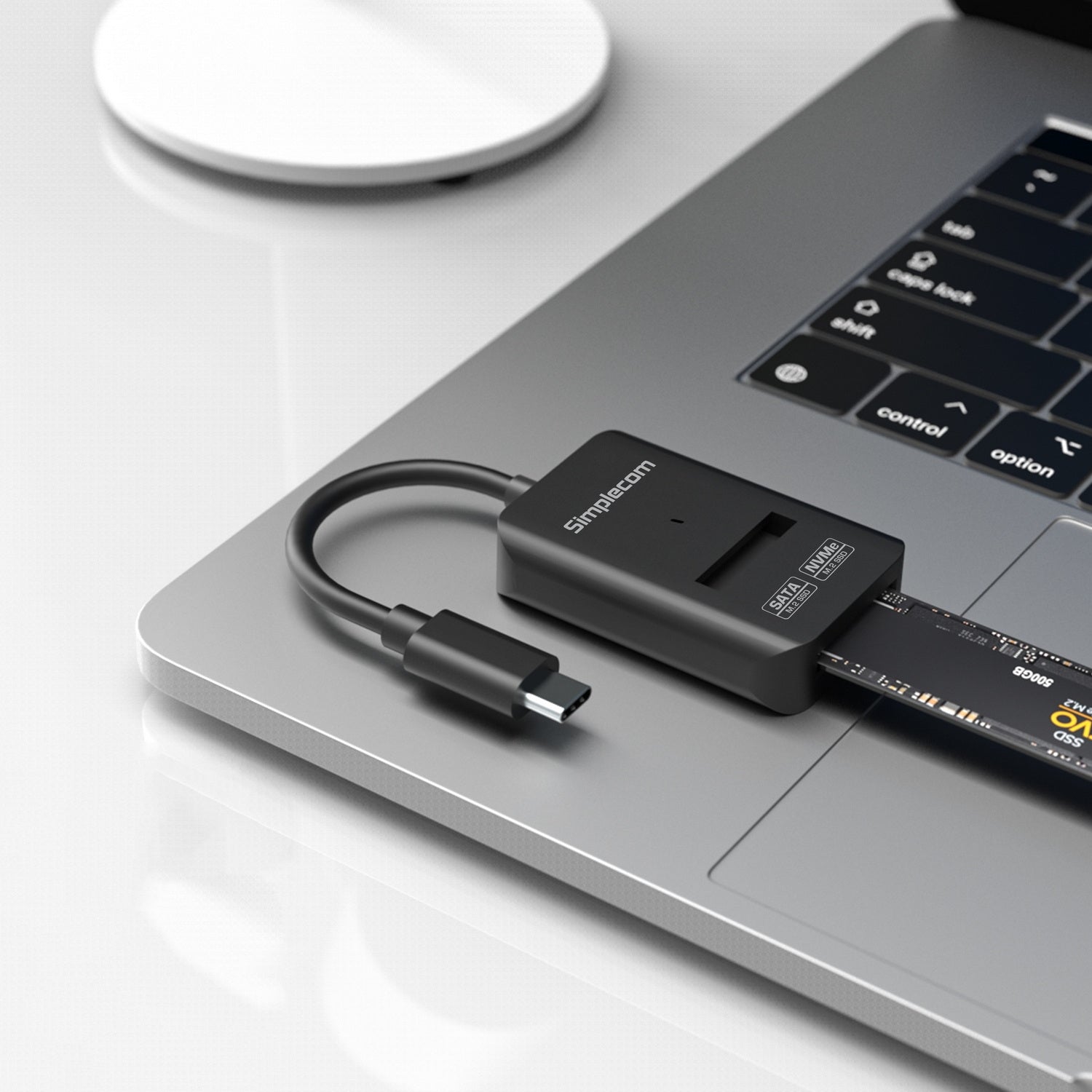 Simplecom SA506 NVMe / SATA Dual Protocol M.2 SSD to USB-C Adapter Converter USB 3.2 Gen 2 10Gbps 5