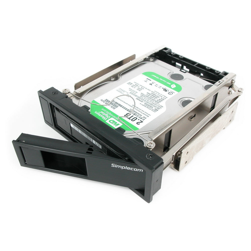 Simplecom SC314 Internal 5.25" Bay Mobile Rack 3.5" SATA HDD Backplane Enclosure 3