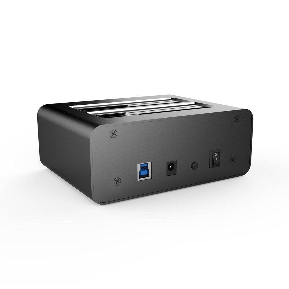 Simplecom SD352 USB 3.0 to Dual SATA Aluminium Docking Station with 3-Port Hub and 1 Port 2.1A USB Charger 3