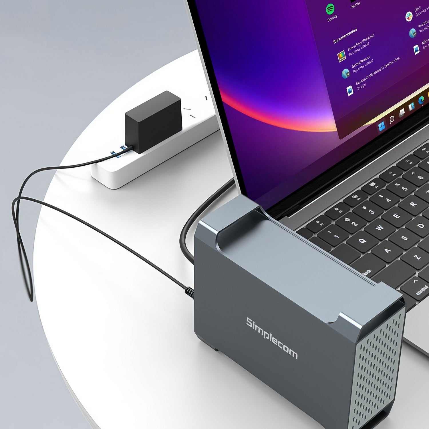 Simplecom SE482 SuperSpeed USB Dual Bay 3.5" SATA Hard Drive RAID Enclosure USB-C RAID 0/1, JBOD 6