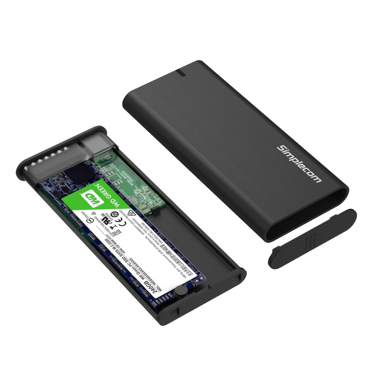 Simplecom SE502C SATA M.2 SSD to USB-C Enclosure USB 3.2 Gen1 5Gbps 3