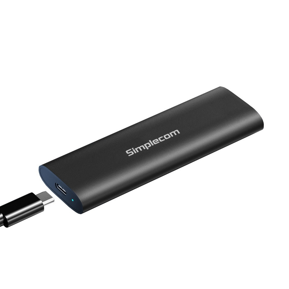 Simplecom SE516 NVMe / SATA Dual Protocol M.2 SSD Tool-Free USB-C Enclosure USB 3.2 Gen 2 10Gbps 6
