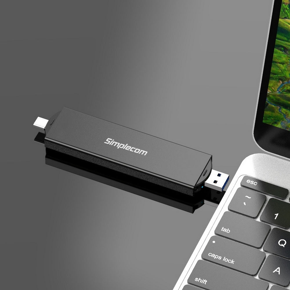Simplecom SE522 NVMe / SATA M.2 SSD to USB 3.2 Gen 2 Dual USB Connector Enclosure 4