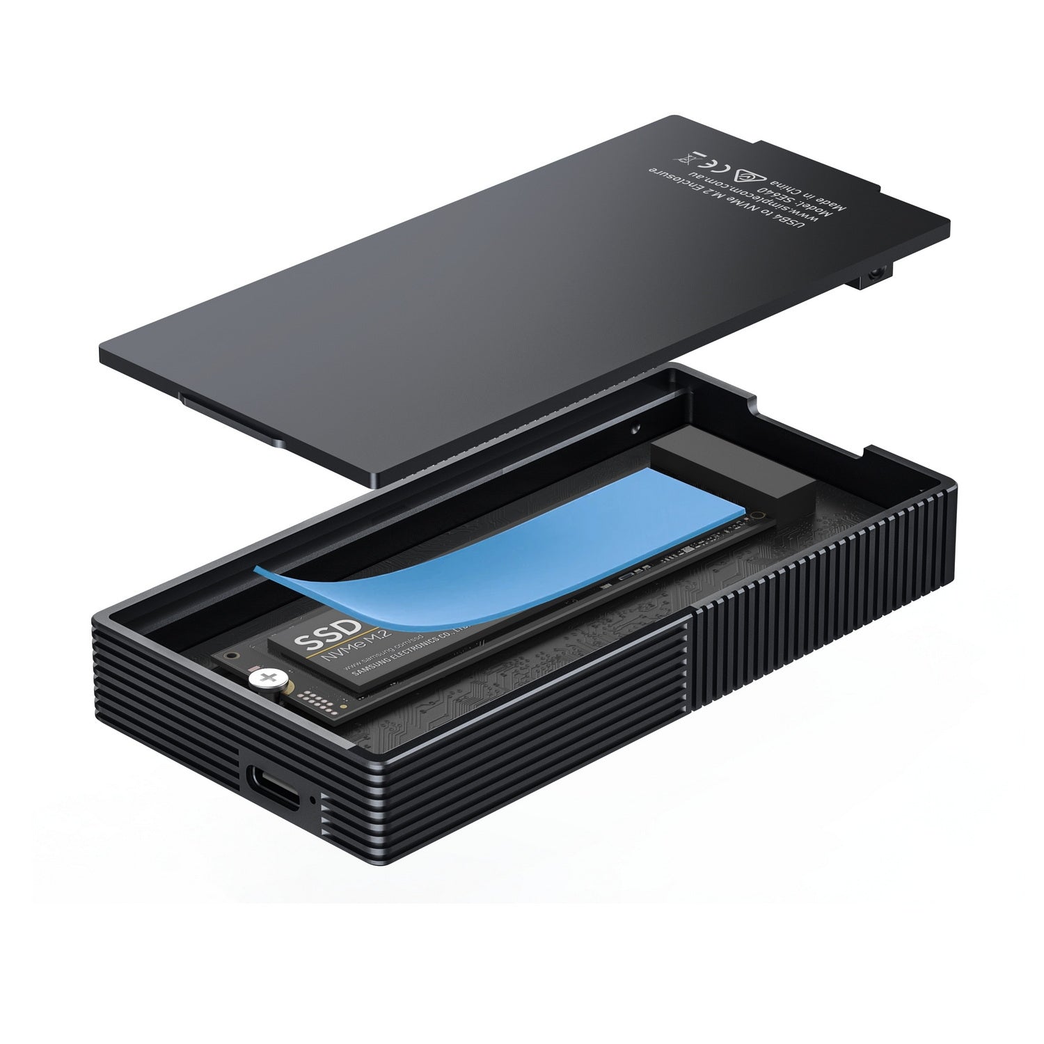 Simplecom SE640 USB4 to NVMe M.2 SSD USB-C Enclosure 40Gbps 5