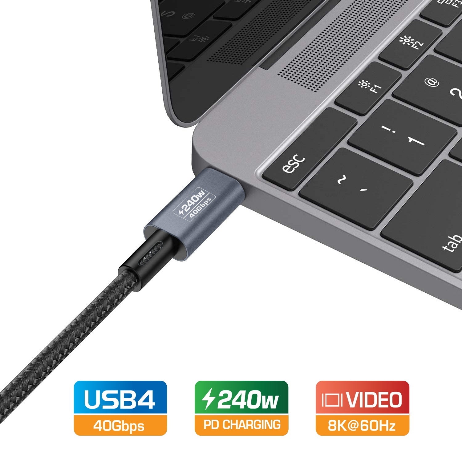 Simplecom CA615 USB-C to USB-C Cable USB4 40Gbps 5A 240W PD3.1 8K@60Hz 1.5M 3