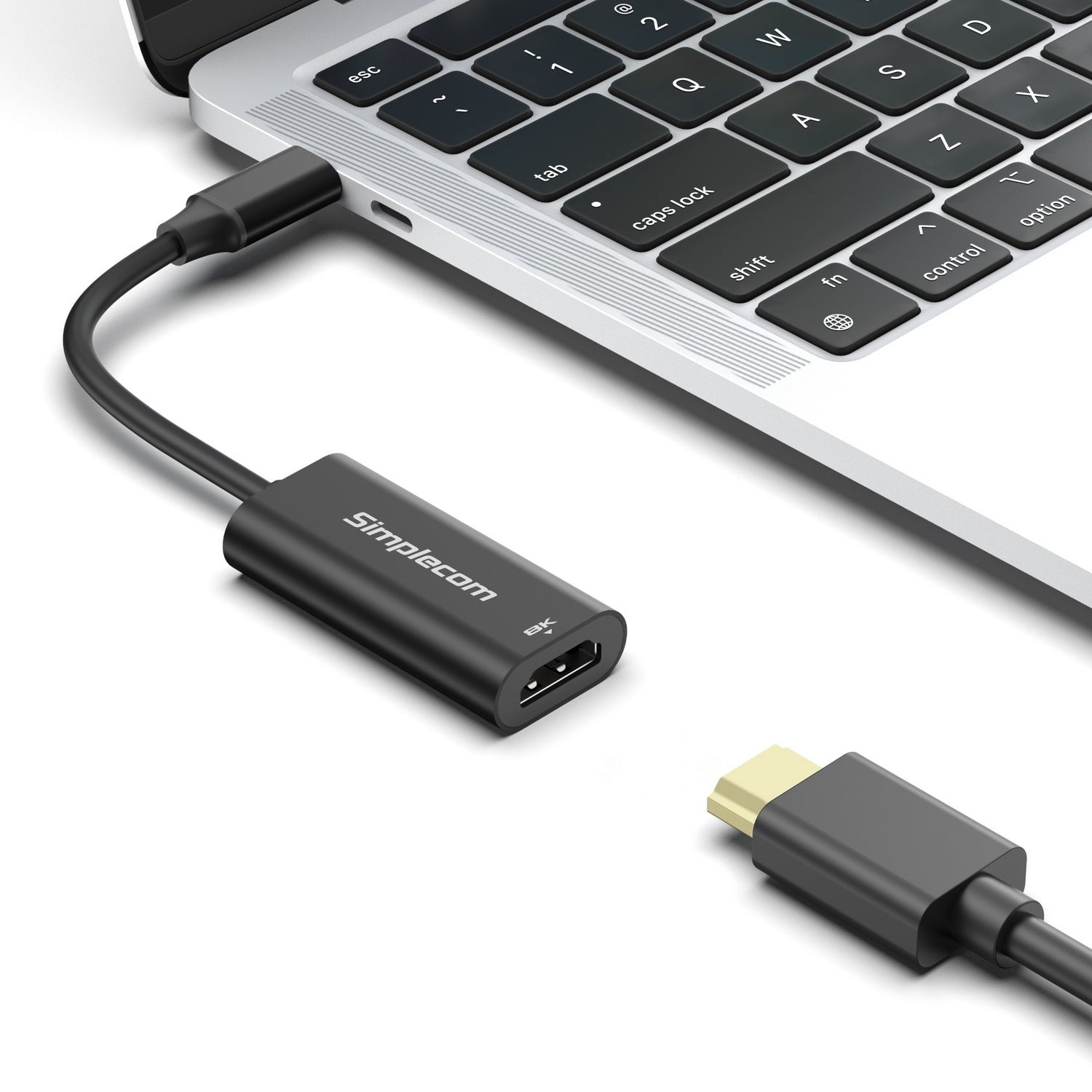 Simplecom DA105 USB-C to HDMI 2.1 Adapter 8K@60hz 4