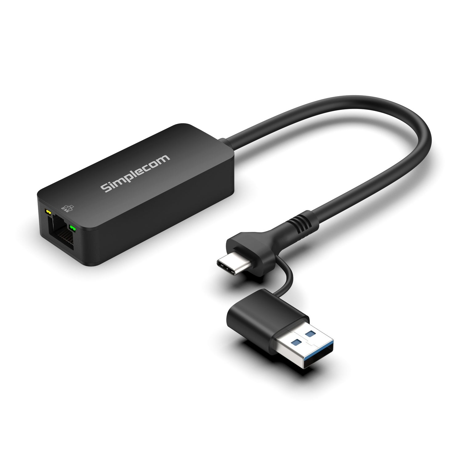 Simplecom NU405C SuperSpeed USB-C and USB-A to 2.5G Ethernet Network Adapter 2.5Gbps LAN 4