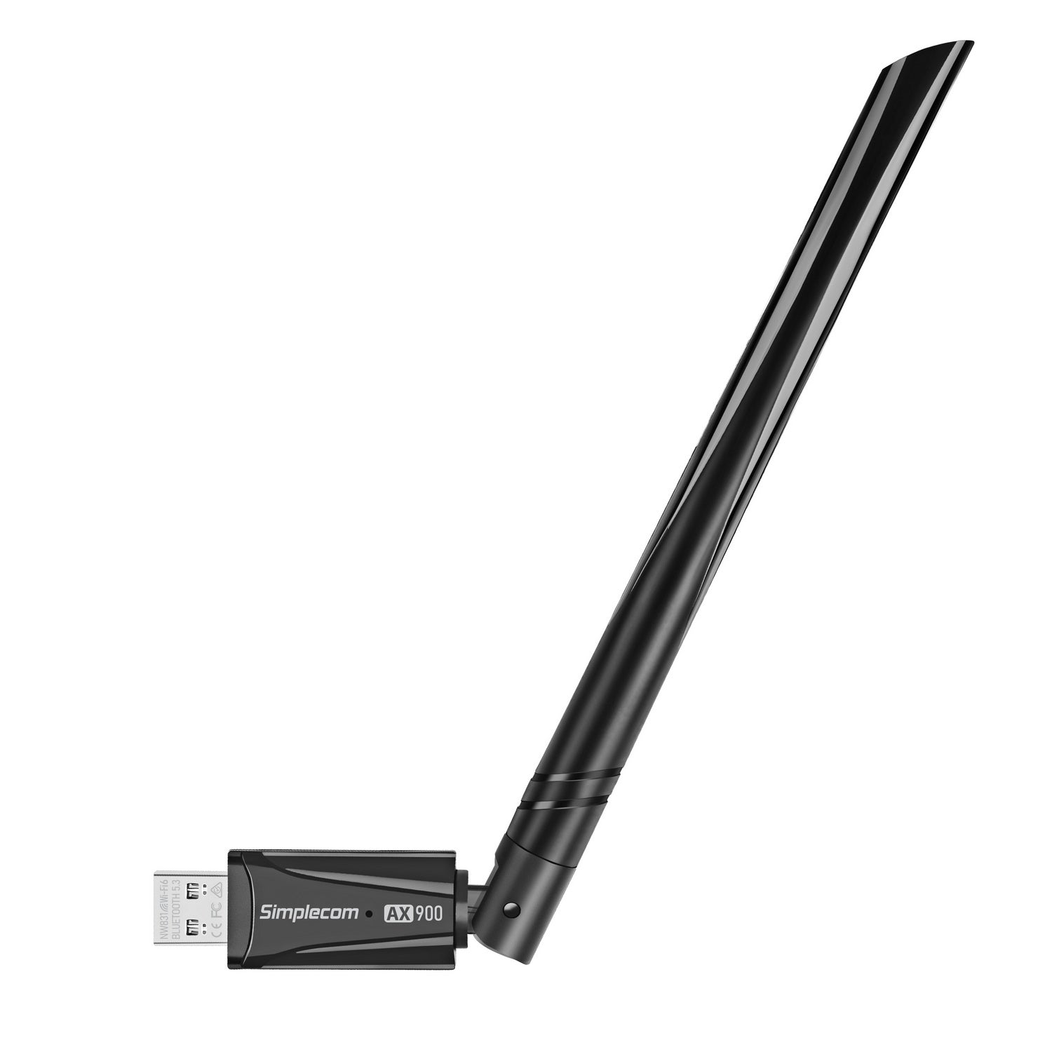 Simplecom NW831 Wi-Fi 6 and Bluetooth 5.3 Combo USB Adapter Dual Band AX900 3