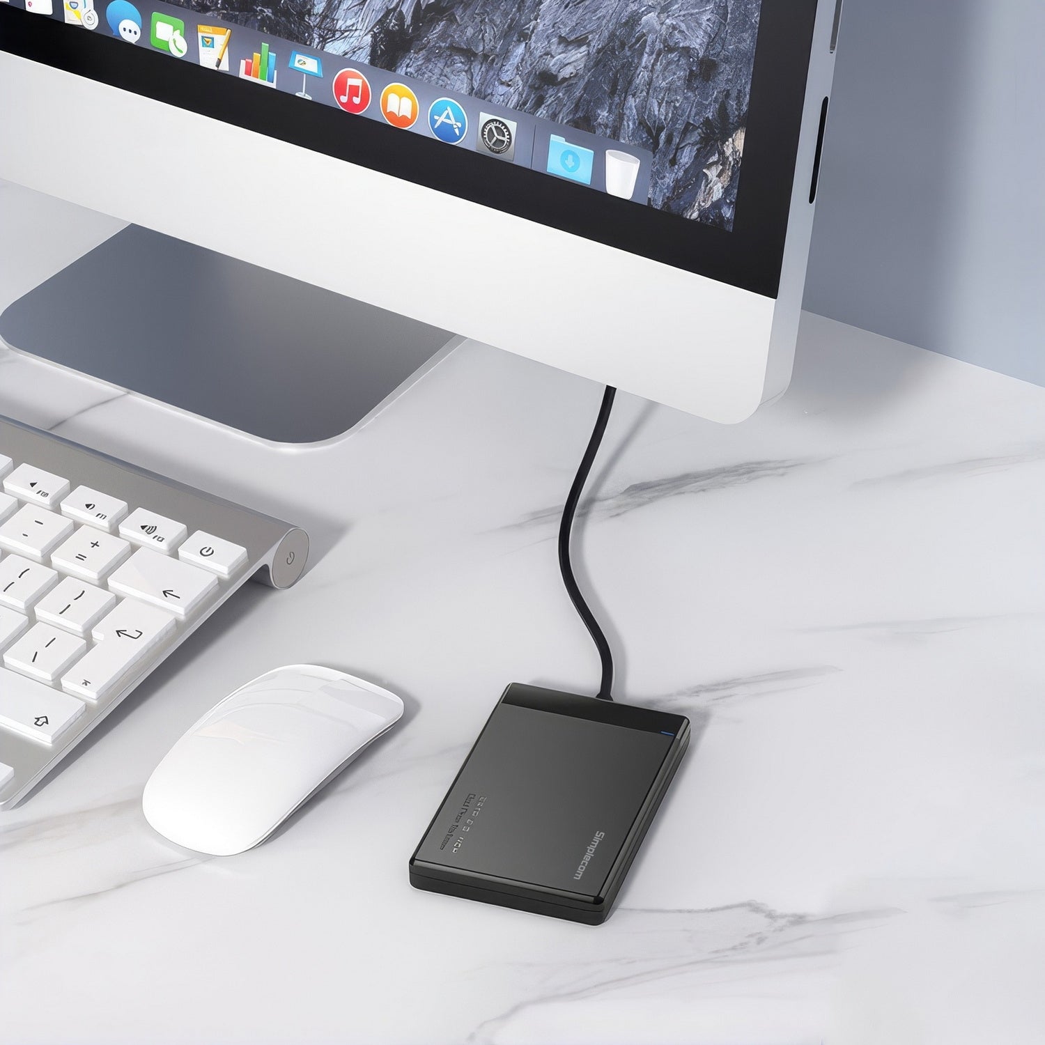 Simplecom SE109 Tool-free 2.5" SATA HDD SSD to USB-C Enclosure USB 3.2 Gen 1 5