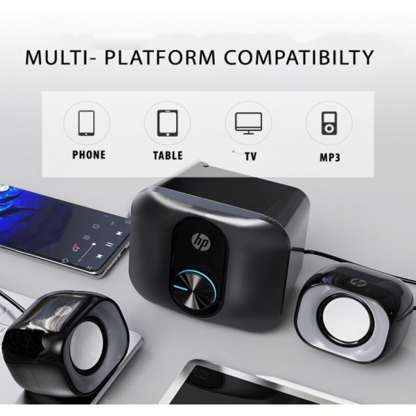 HP DHS-2111S Stereo 2.1 Multimedia Speaker 5