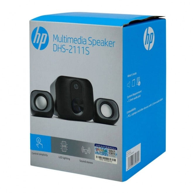 HP DHS-2111S Stereo 2.1 Multimedia Speaker 6