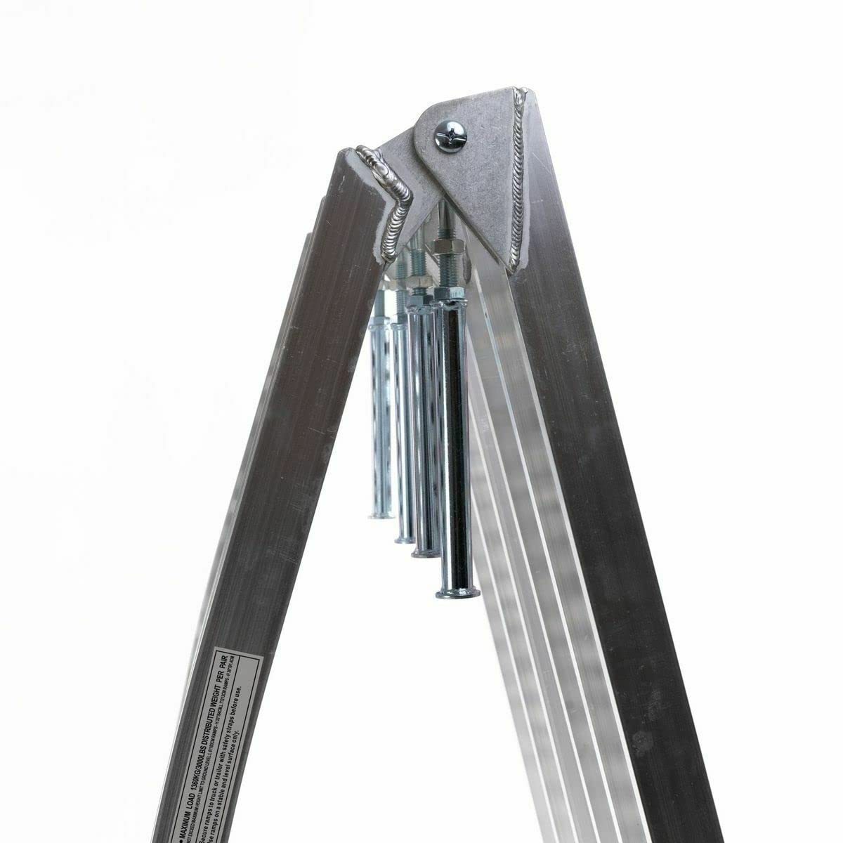 SINGLE Aluminium Folding Ramp with Support Strap, Load ATV Cycles, Motorcycles 680KG 6
