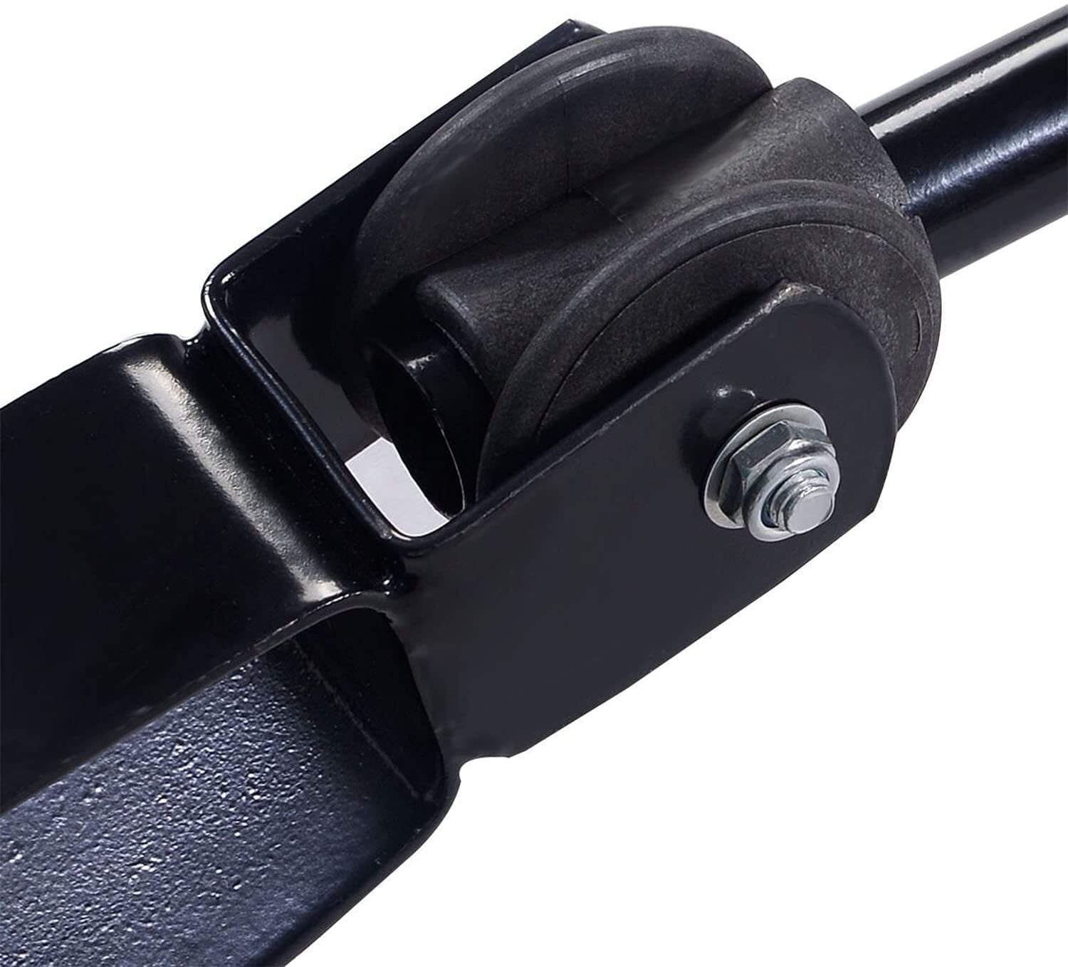 Garden Dump Rolling Mesh Cart with Heavy Duty Steel Frame,10 Inch Pneumatic Tires Maximum Load Capacity of 300 Kg (Black) 7