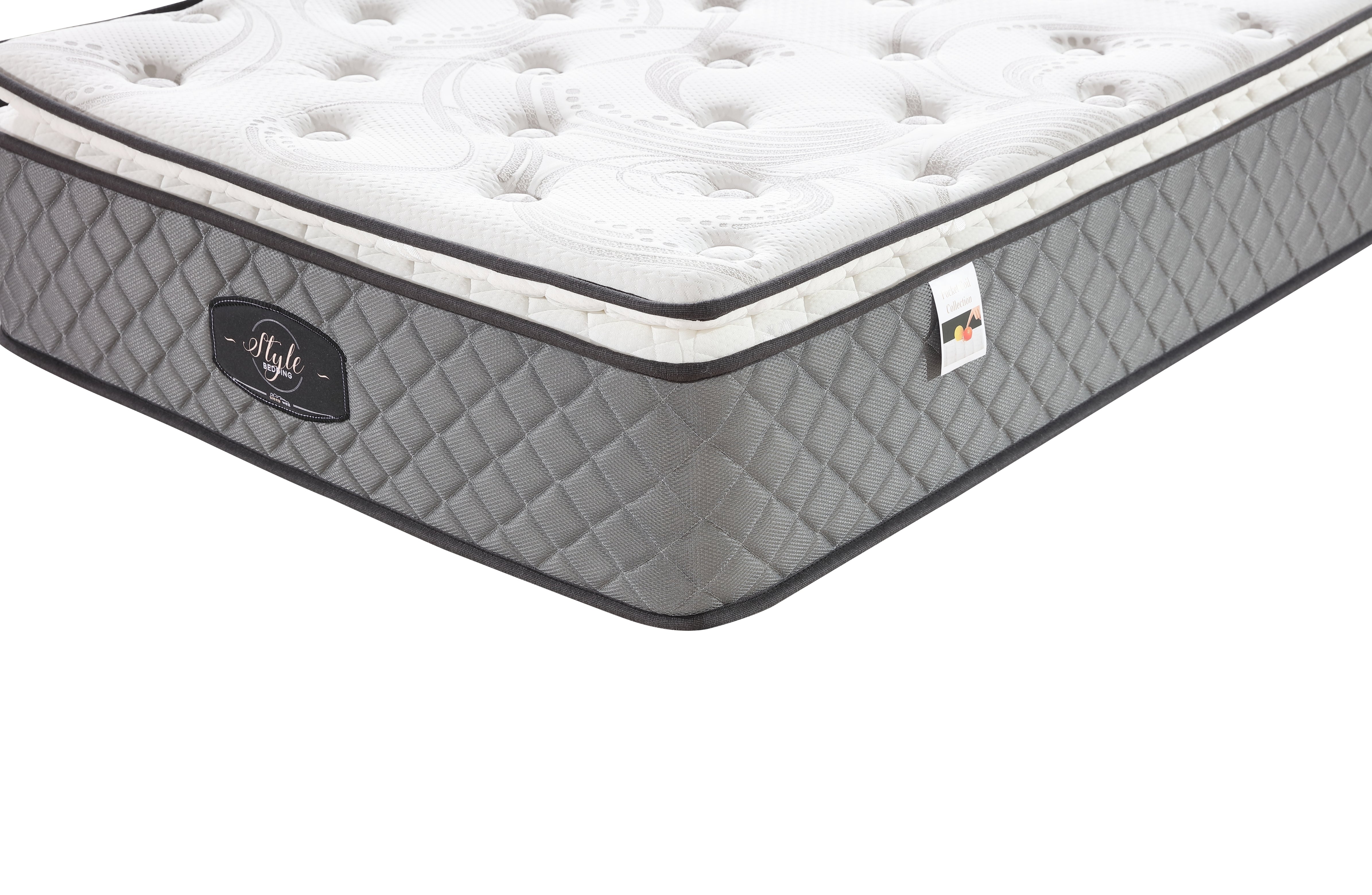 Comfort Euro Top 30cm Pocket Spring Mattress -Queen