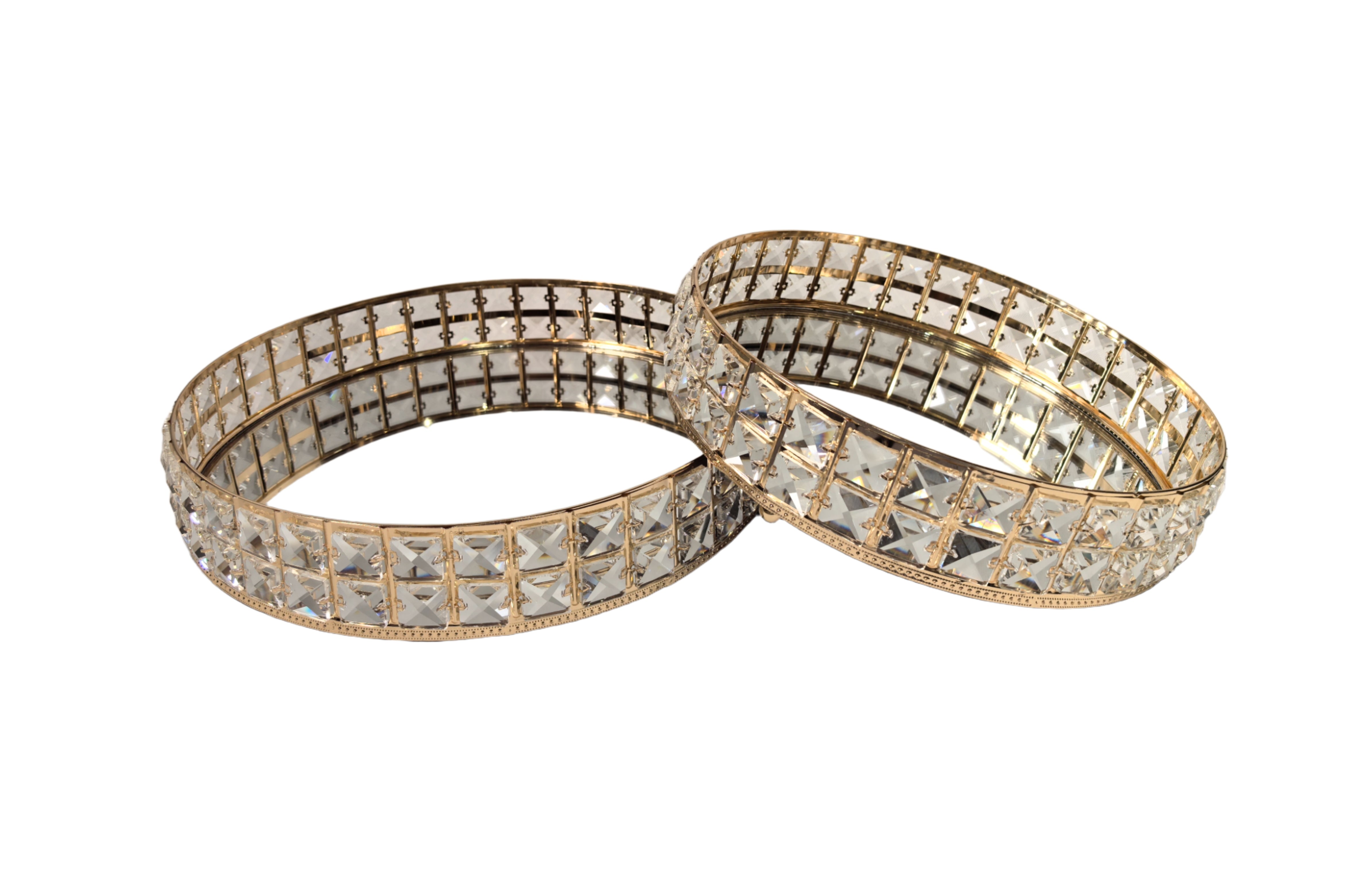 Katie Tray - Round - Large - Gold