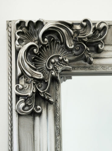 Deluxe French Provincial Ornate Mirror - Silver - X large 210cm x 110cm 5