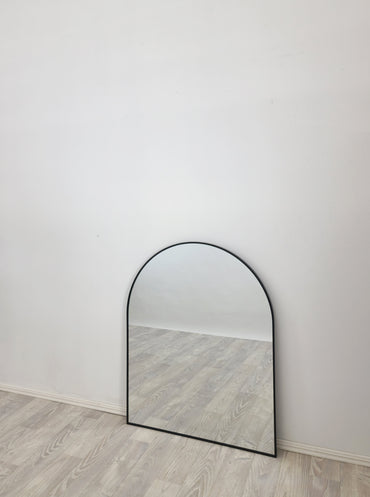 Black Metal Arch Mirror -  Small 80cm x 100cm 3