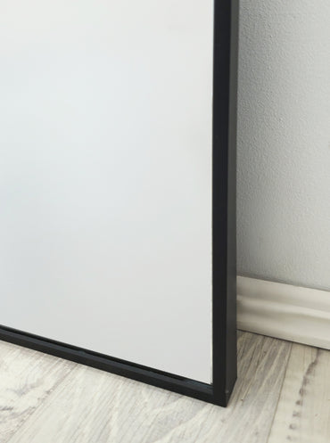Black Metal Arch Mirror -  Small 80cm x 100cm 4