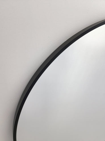 Black Metal Arch Mirror -  Small 80cm x 100cm 5