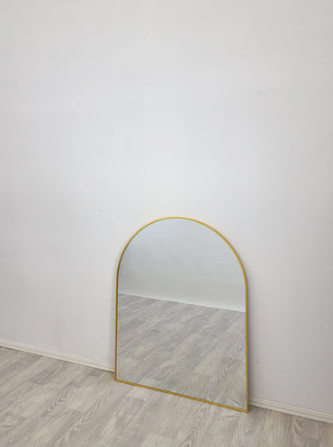 Gold Metal Arch Mirror  - Small 80cm x 100cm 3
