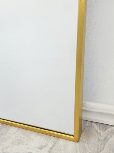 Gold Metal Arch Mirror  - Small 80cm x 100cm 4