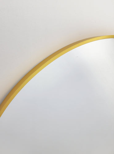 Gold Metal Arch Mirror  - Small 80cm x 100cm 5