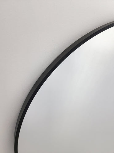 Metal Arch Mirror 80cm x 170cm - Black 4