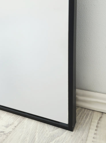 Metal Arch Mirror 80cm x 170cm - Black 5
