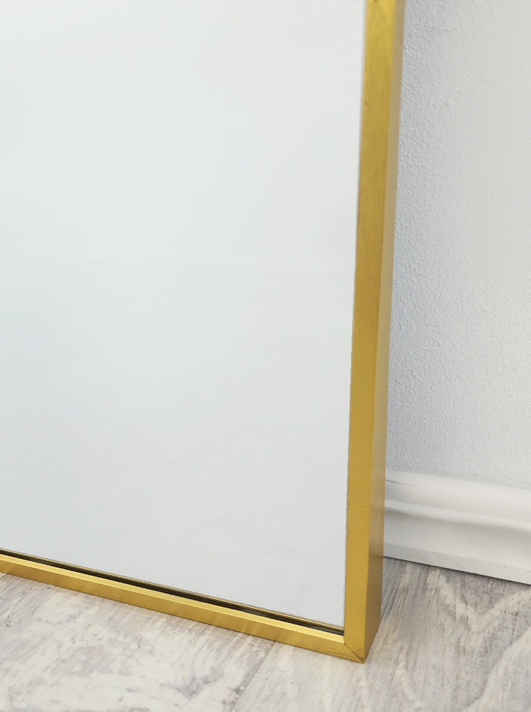 Metal Arch Mirror 80cm x 170cm - Gold 4