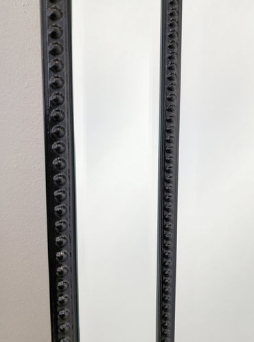 Black Beaded Framed Mirror - X Large 190cm x 100cm 5