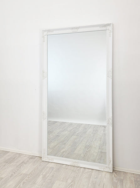 French Provincial Ornate Mirror - WHITE - X Large 100cm x 190cm 6